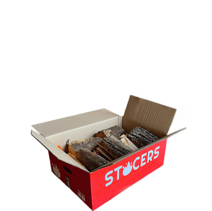 doos ovengedroogd haardhout van merk STOCERS