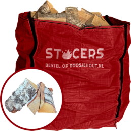 Kuub Berkenhout in een big bag