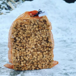 Aanmaakhout STOCERS in sneeuw