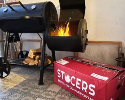 barbecue hout eiken va stocers