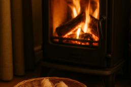 Aanmaakkrullen in de winter gebruiken stocers