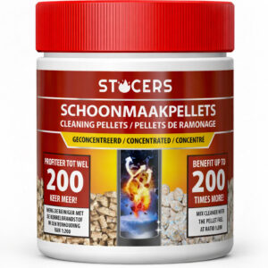 schoonmaak pellets voor reiniging pelletkachel